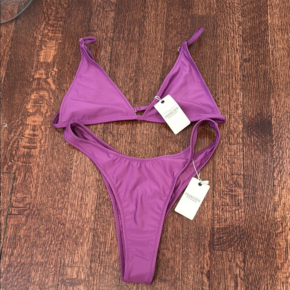 NWT Lahana Swim Purple Bikini